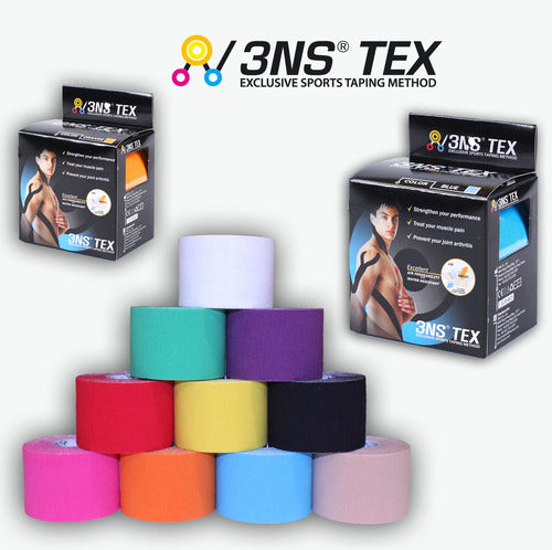 Kinesiologisches 3NS Tex Tape - 6er Box - Medical Deal