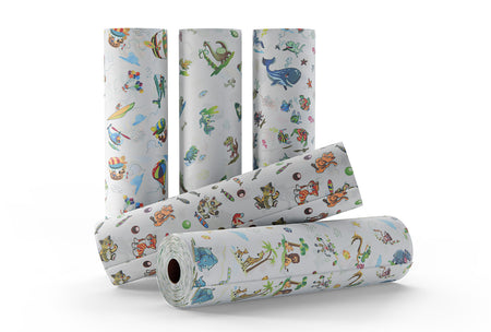 Meditrade Rollicel KidsRoll – Liegenabdeckung | mit Muster | Maße: 50 cm × 46 m | Inhalt: 9 Rollen – Produktansicht 3
