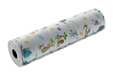 Meditrade Rollicel KidsRoll – Liegenabdeckung | mit Muster | Maße: 50 cm × 46 m | Inhalt: 9 Rollen