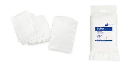 Meditrade BeeSana Waschhandschuh – Produkt und Verpackung