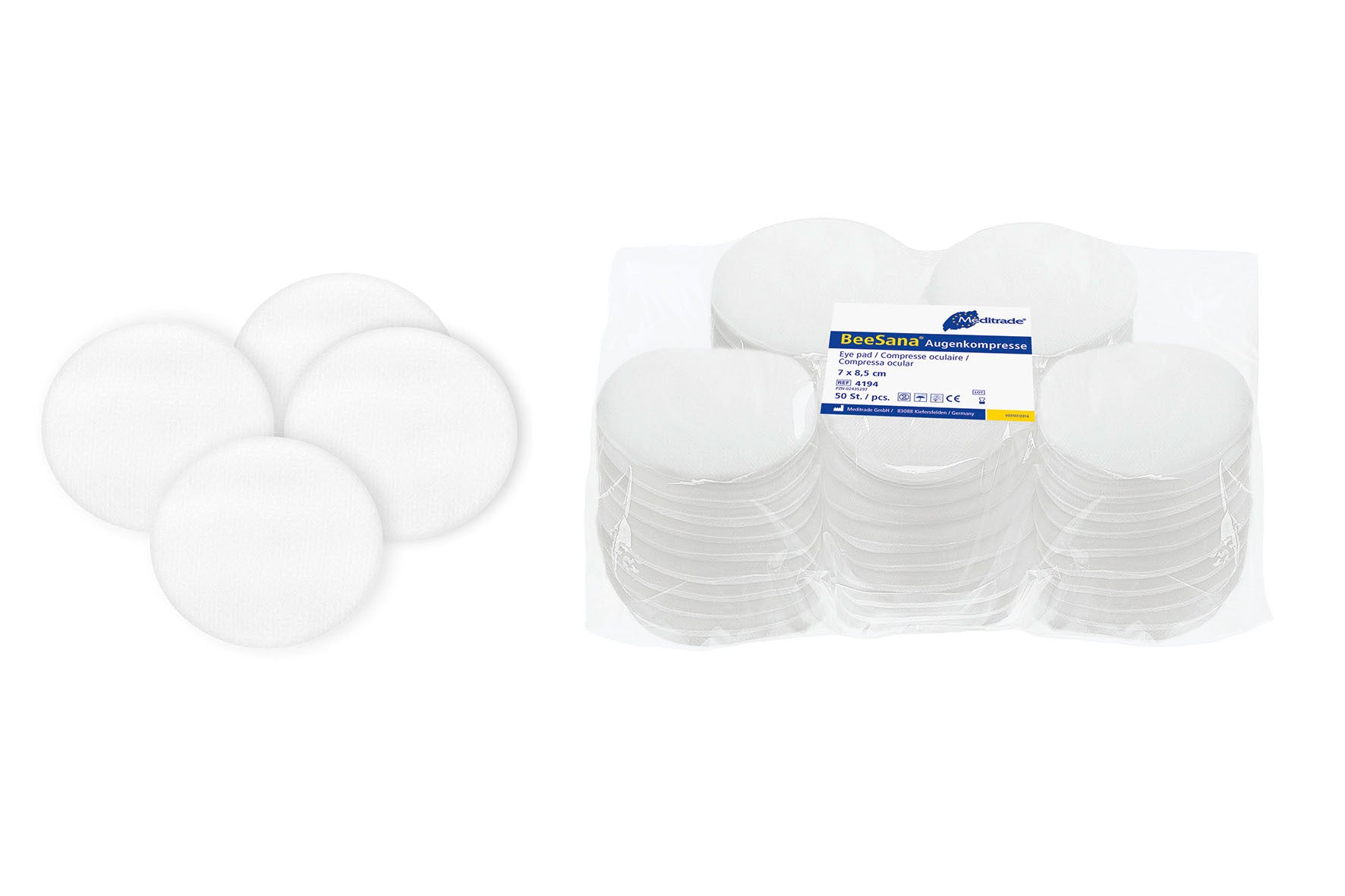 Meditrade BeeSana® Augenkompresse – Verpackungsansicht