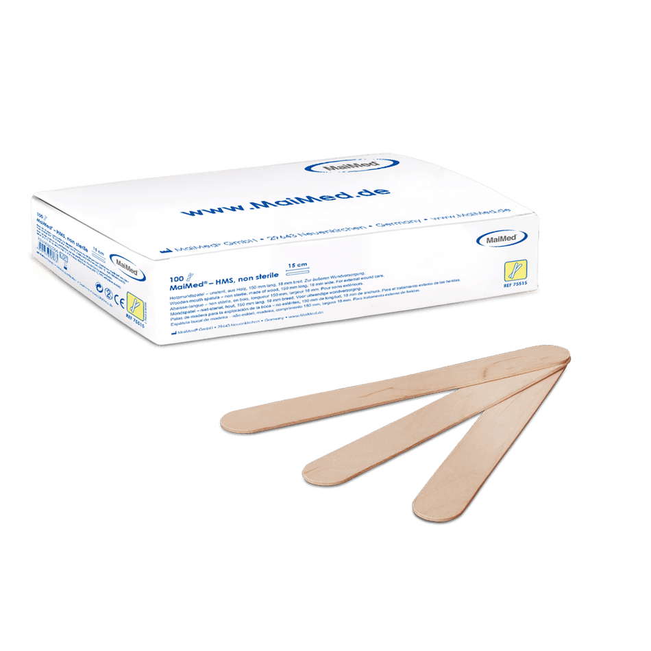 MaiMed® HMS - Holzmundspatel | Sterilität: Unsteril