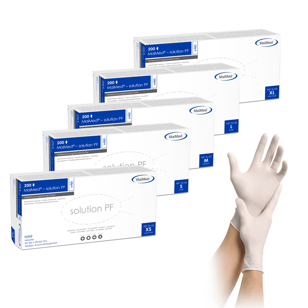 MaiMed® solution PF - Nitril-Untersuchungshandschuh