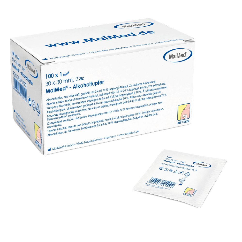 MaiMed® Alkoholtupfer - Alkoholtupfer