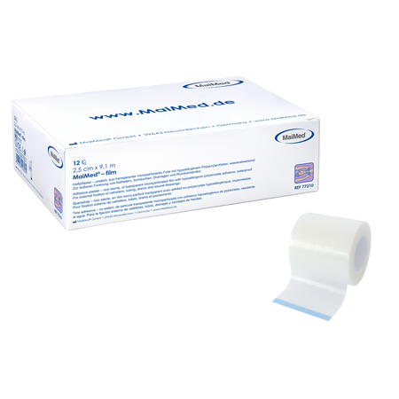 MaiMed® film - Transparente Fixierfolie | Breite: 2,5 cm