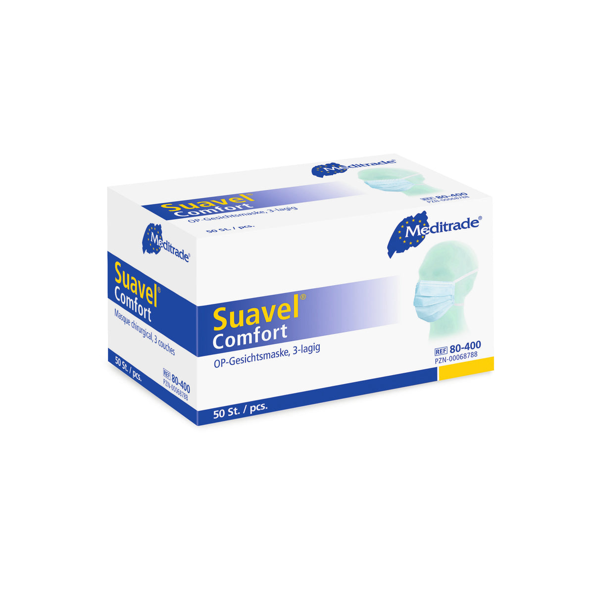 Meditrade Suavel Comfort OP-Maske zum Binden – Variantenansicht 80-400