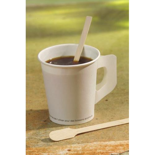 PAPSTAR Rührstäbchen Holz "pure" 13 cm, umweltfreundlich und stabil | Beutel (100 Stück)