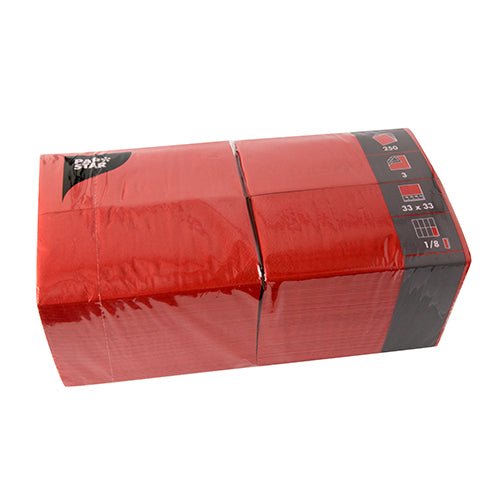 PAPSTAR 250 Servietten, 3-lagig 1/8-Falz