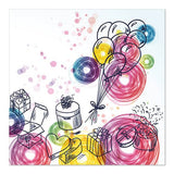 PAPSTAR 20 Servietten, 33 cm x 33 cm 3-lagig 1/4-Falz Design Set 6