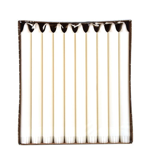 PAPSTAR 30 Kronkerzen Ø 2,2 cm weiss aus 100 % Stearin