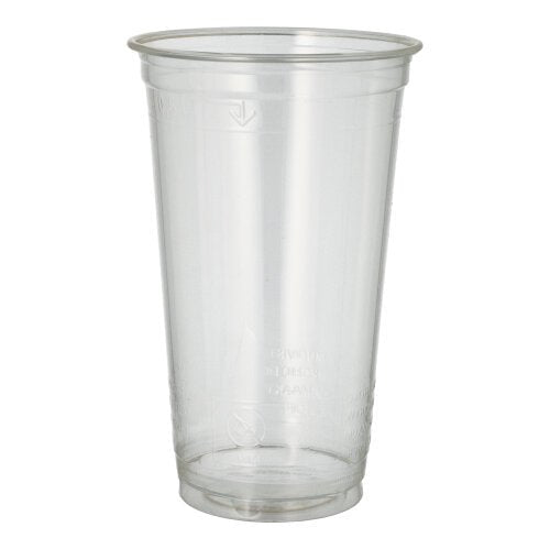 PAPSTAR Kaltgetränkebecher PLA "pure", glasklar, Ø 9,5 cm, 15,14 cm | Folie (60 Stück)