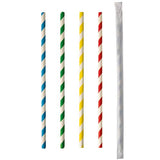 PAPSTAR 100 Trinkhalme, Papier Ø 6 mm
