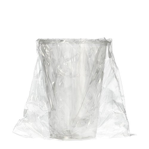 PAPSTAR Kaltgetränkebecher PLA "pure", glasklar, einzeln verpackt | Packung (50 Stück)