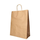 PAPSTAR 25 Tragetaschen, Papier mit gedrehtem Tragegriff