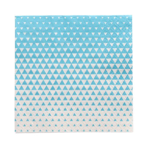 PAPSTAR 20 Servietten, 25 cm x 25 cm 3-lagig 1/4-Falz