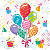 PAPSTAR 20 Servietten, 33 cm x 33 cm 3-lagig 1/4-Falz Design Set 4