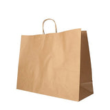 PAPSTAR 25 Tragetaschen, Papier mit gedrehtem Tragegriff