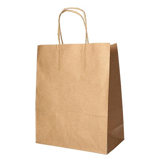 PAPSTAR 25 Tragetaschen, Papier mit gedrehtem Tragegriff