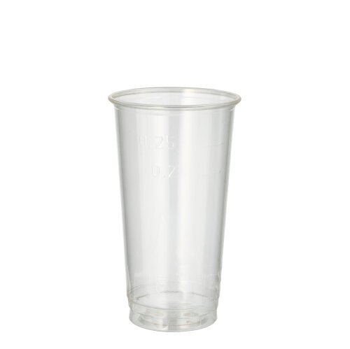 PAPSTAR Bierbecher PLA "pure", glasklar, Ø 7,05 cm, 0,25 l | Folie (60 Stück)