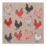 PAPSTAR 20 Servietten, 33 cm x 33 cm 3-lagig 1/4-Falz Design Set 5