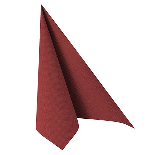PAPSTAR 50 Servietten "ROYAL Collection" 1/4-Falz 40 x 40 cm bordeaux