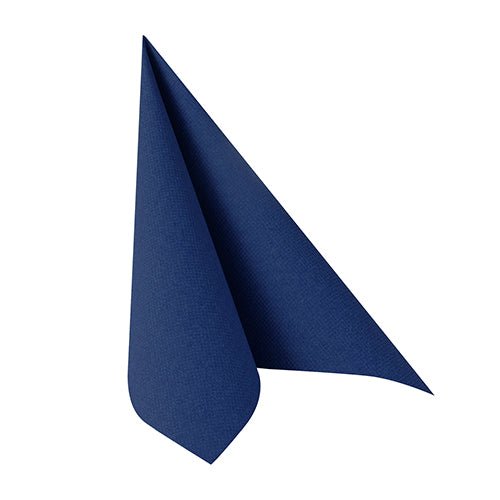 PAPSTAR 50 Servietten "ROYAL Collection" 1/4-Falz 40 x 40 cm dunkelblau