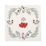 PAPSTAR 20 Servietten, 33 cm x 33 cm 3-lagig 1/4-Falz Design Set 6