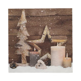 PAPSTAR 20 Servietten, 33 cm x 33 cm 3-lagig 1/4-Falz Design Set 5