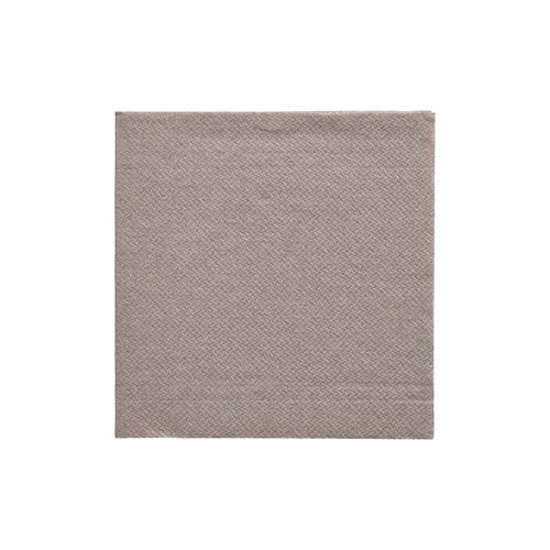 PAPSTAR Servietten 1/4-Falz, 24x24 cm grau, "DAILY Collection" | Folie (20 Stück)