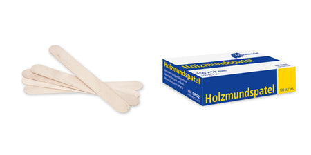 Meditrade Holzmundspatel – Verpackungsansicht