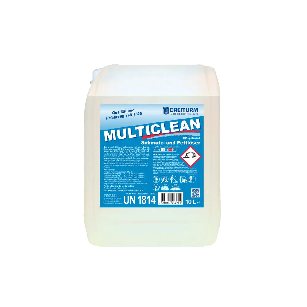 Dreiturm MULTICLEAN Schmutz- und Fettlöser - 10 L. Dreiturm