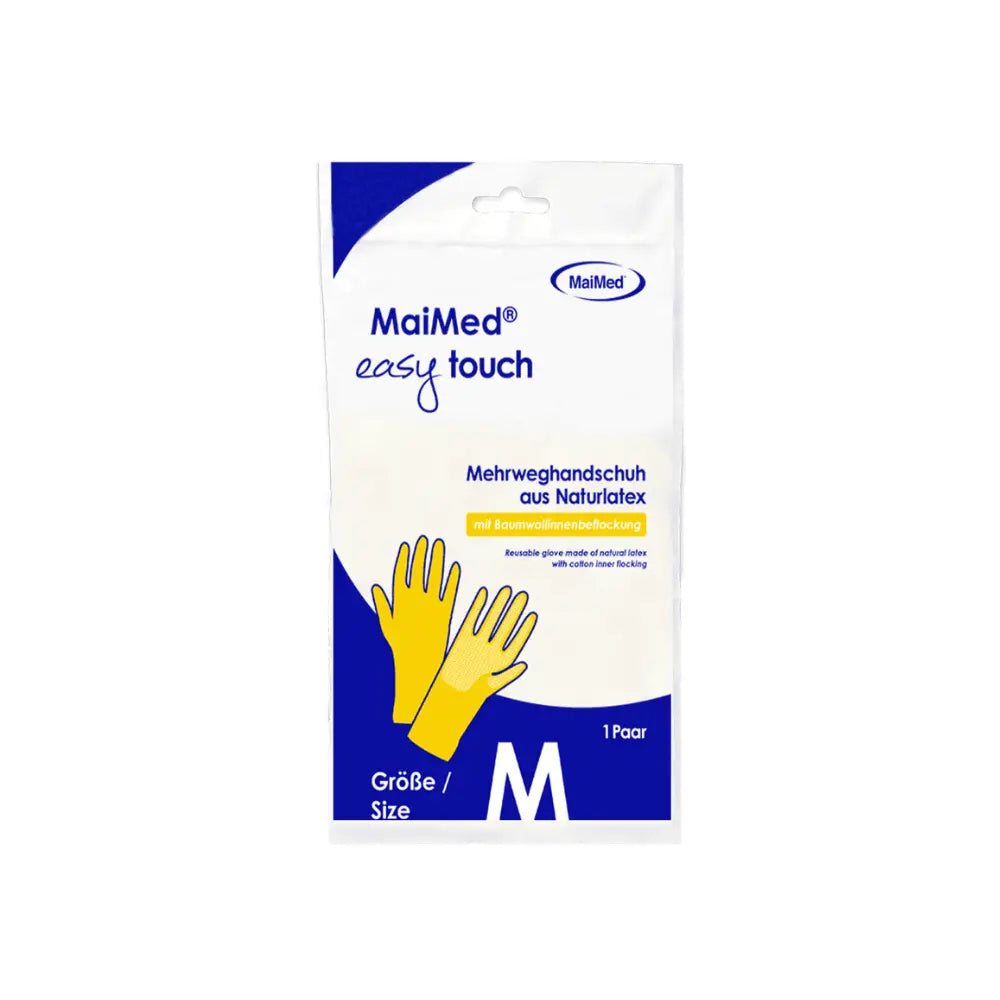 MaiMed® – easy touch vollanatomischer Haushaltshandschuh aus Latex MaiMed