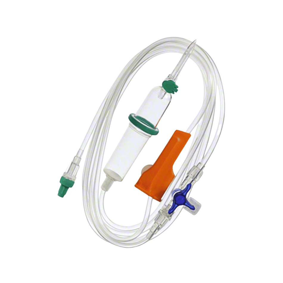 B. Braun Intrafix® SafeSet Infusionsbesteck, mit 3-Wegehahn 220 cm | Packung (1 Stück)