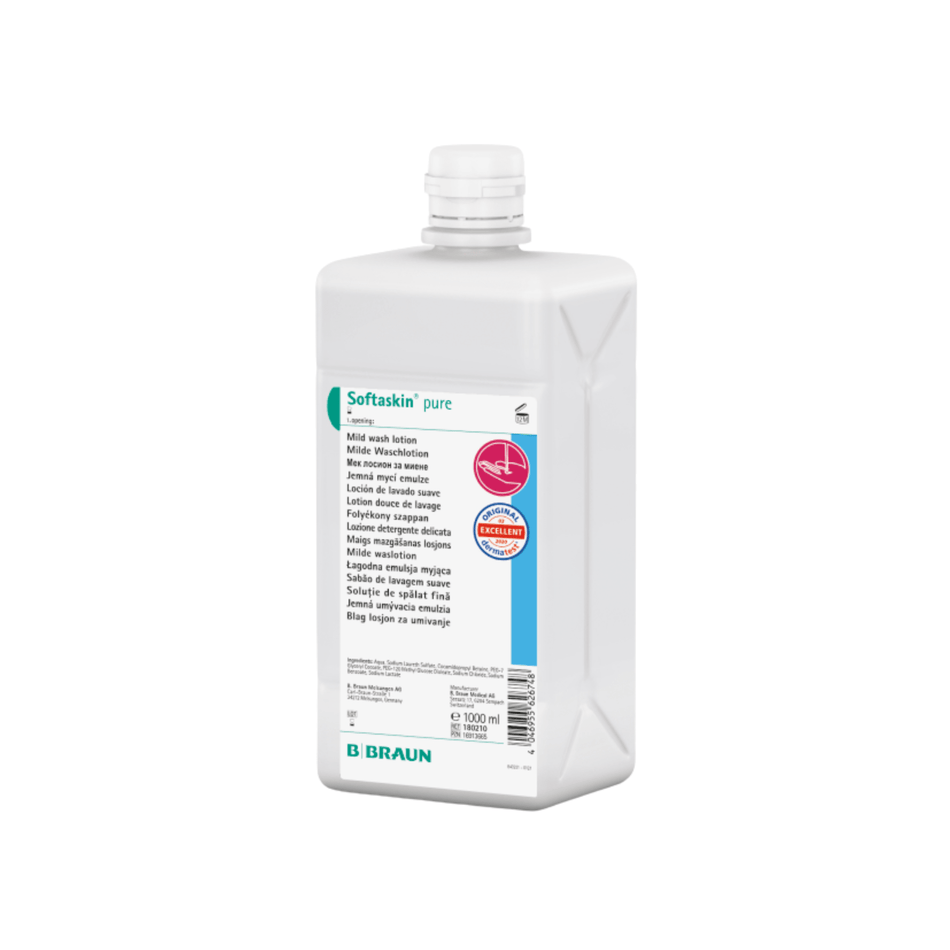 BBraun Softaskin pure 1000 ml-SpenderflascheB. Braun Softaskin® pure 1 Liter Spenderflasche | Flasche (1000 ml)