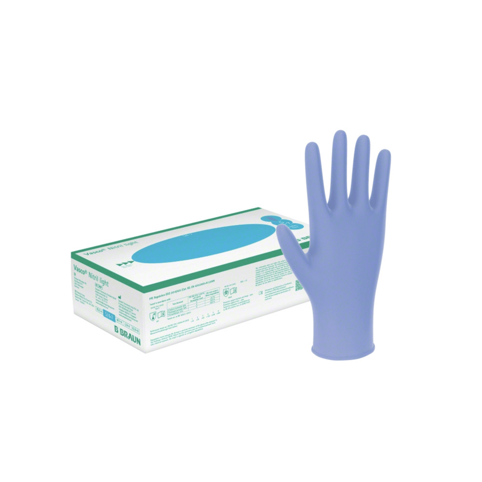 B. Braun Vasco® Nitril light Untersuchungshandschuhe, 100/90 Stück