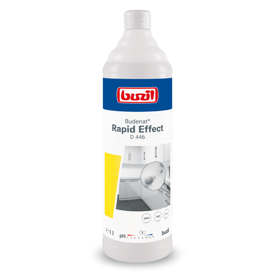 Buzil Budenat® Rapid Effect D 446 alkoholisches Schnelldesinfektionsmittel, gebrauchsfertig | Flasche (1 l)