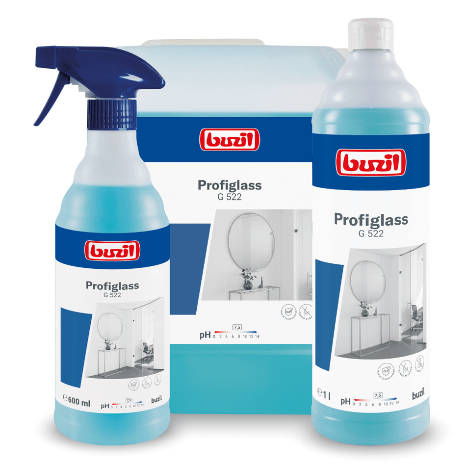 Buzil Profiglass G 522 Gebrauchsfertiger Glas- und Oberflächenreiniger