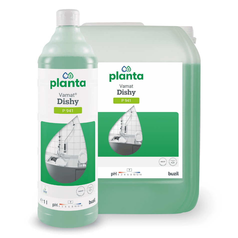 Buzil Vamat® Dishy P 941 Ökologisches Geschirrspülmittel und Neutralreiniger