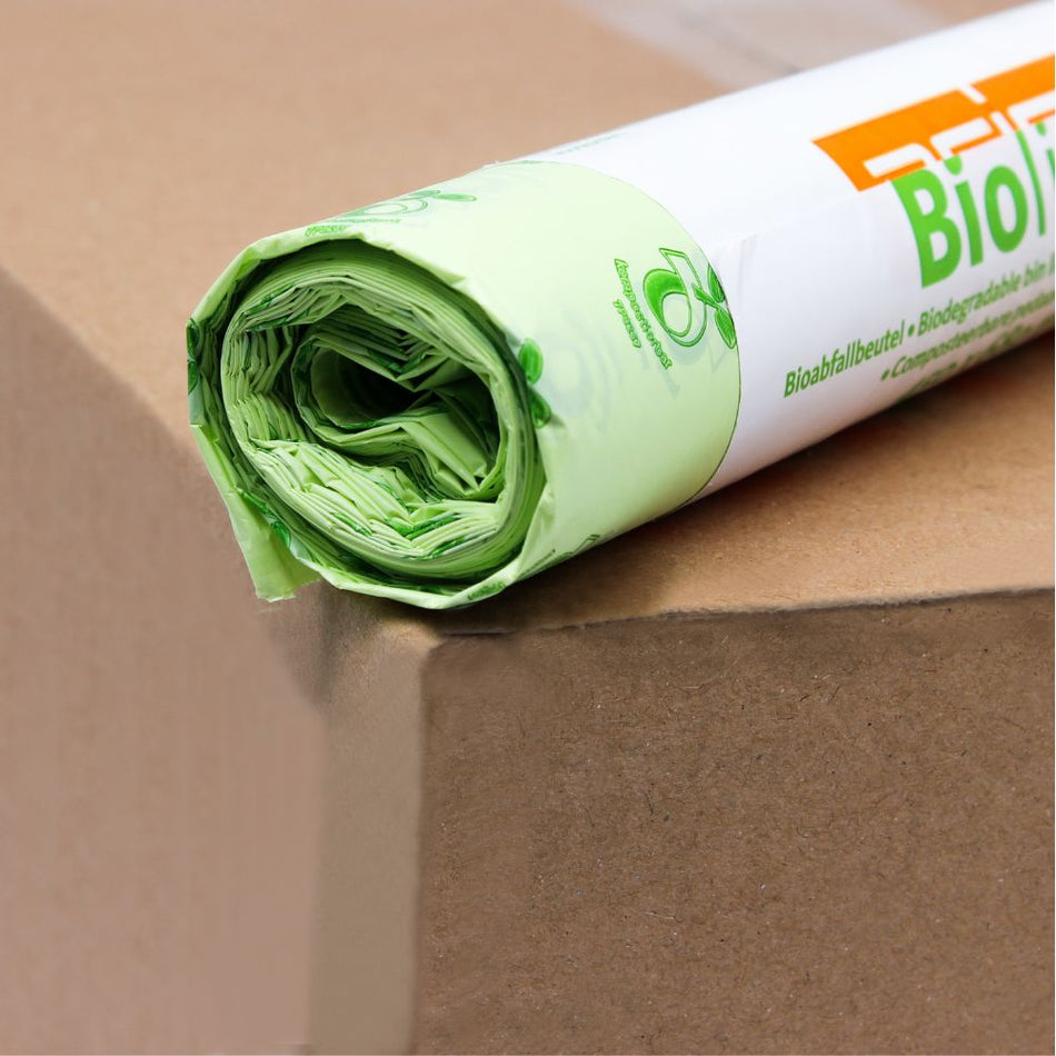 DEISS Biomüllbeutel 30 Liter, 06030, 100% Kompostierbar