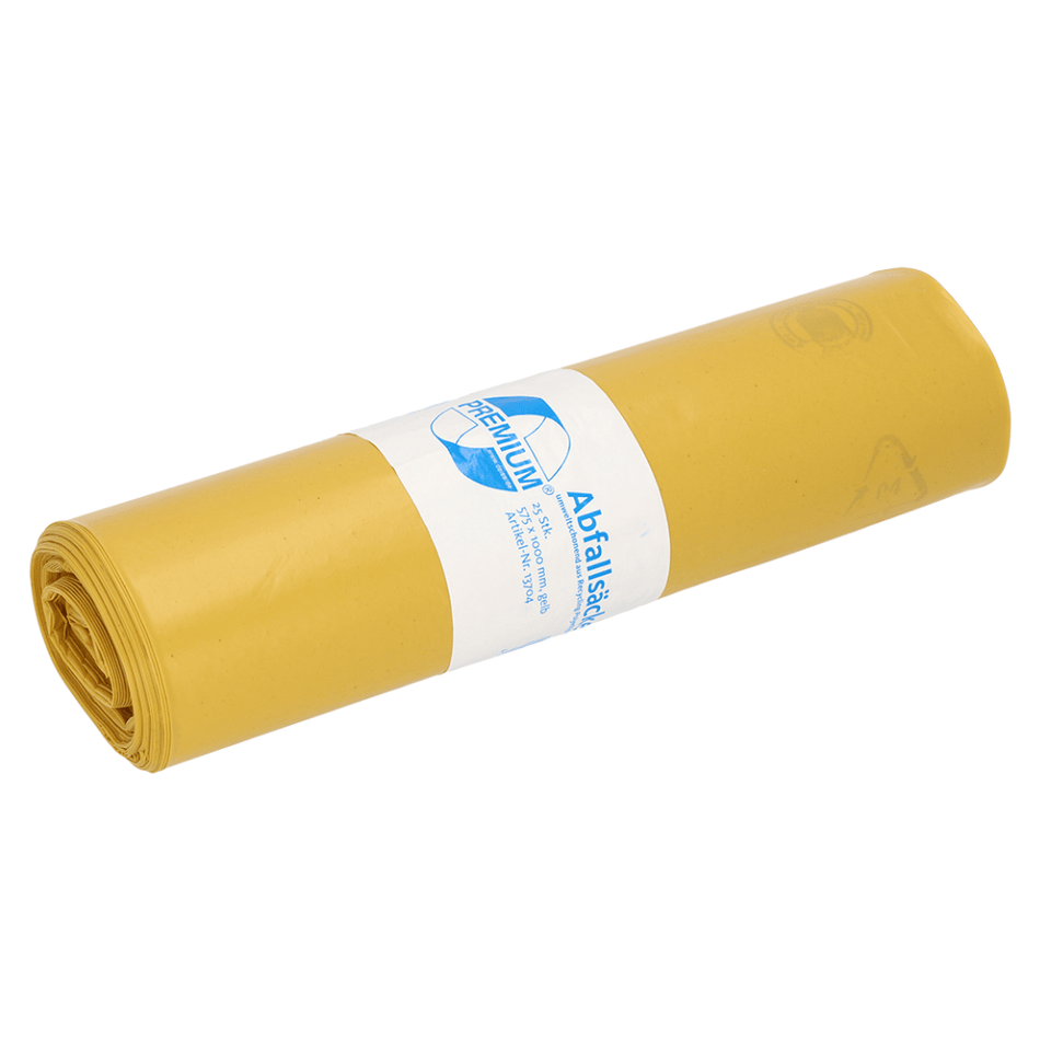 DEISS Premium 13704 - 575x1000 mm, Typ 60, gelb, 70 Liter | Rolle (25 Stück)