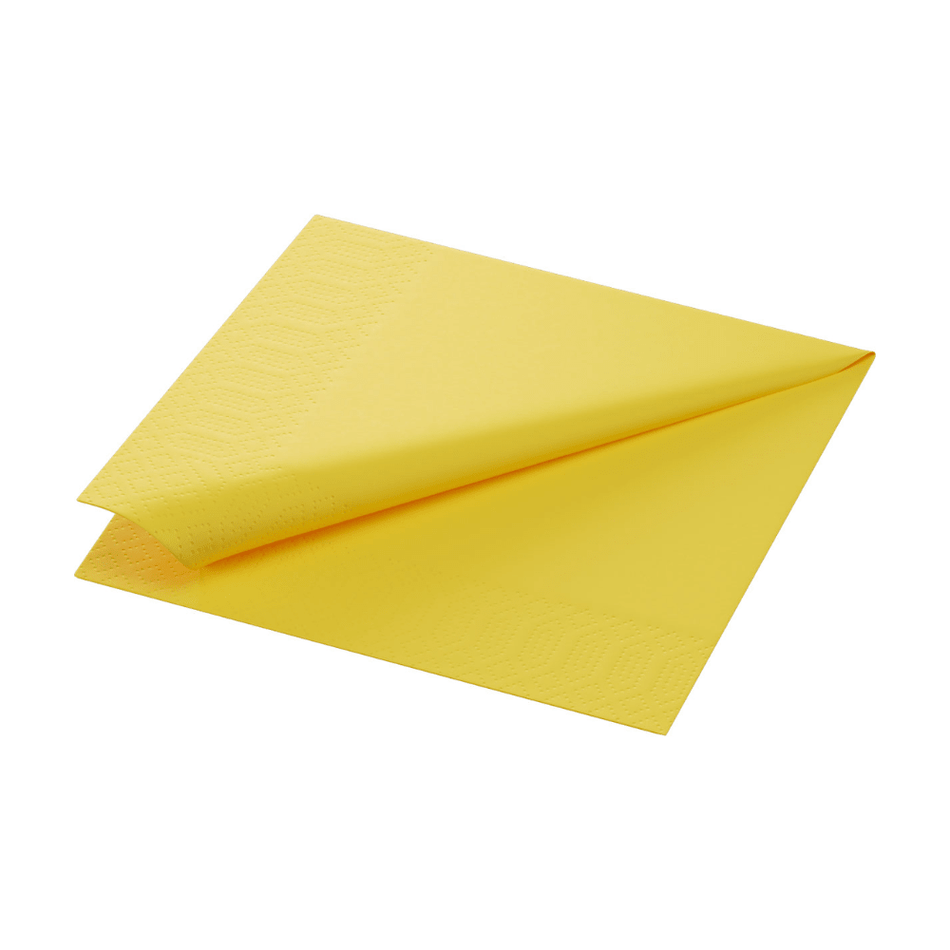 Duni Tissue-Serviette, 33 x 33 cm 1/4 Falz, 3-lagig - 4 x 250 Stück