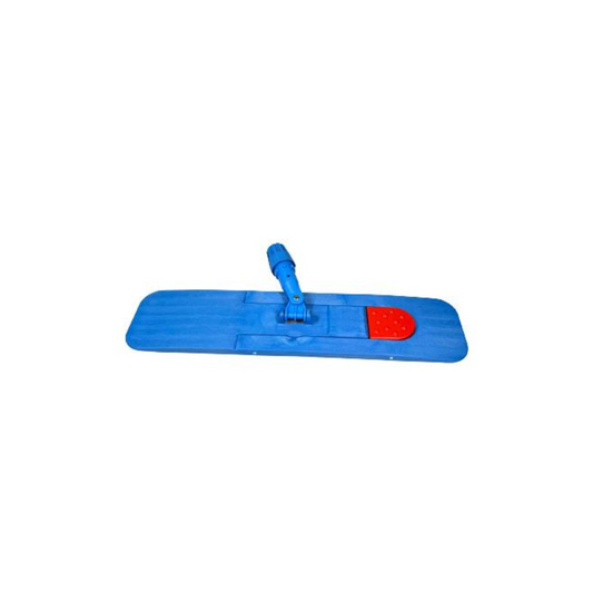 Magnet Klapphalter für Wischmoppbezüge mit Tasche in Blau - 50 cm.