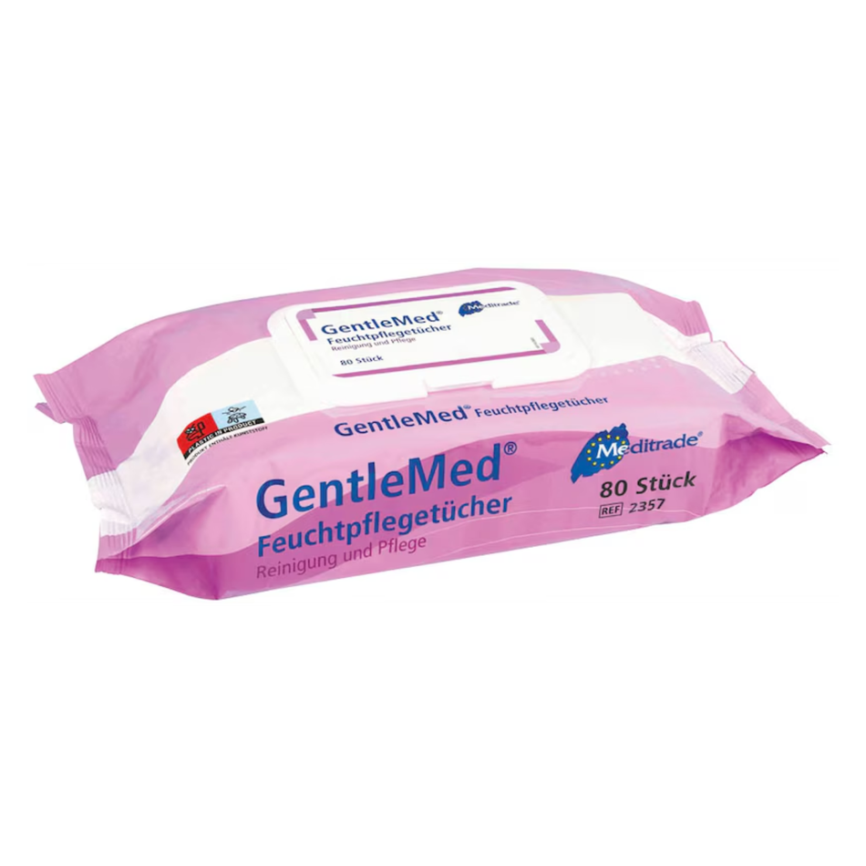 Meditrade Gentle Med Feuchtpflegetücher – Inhalt: 80 Stück