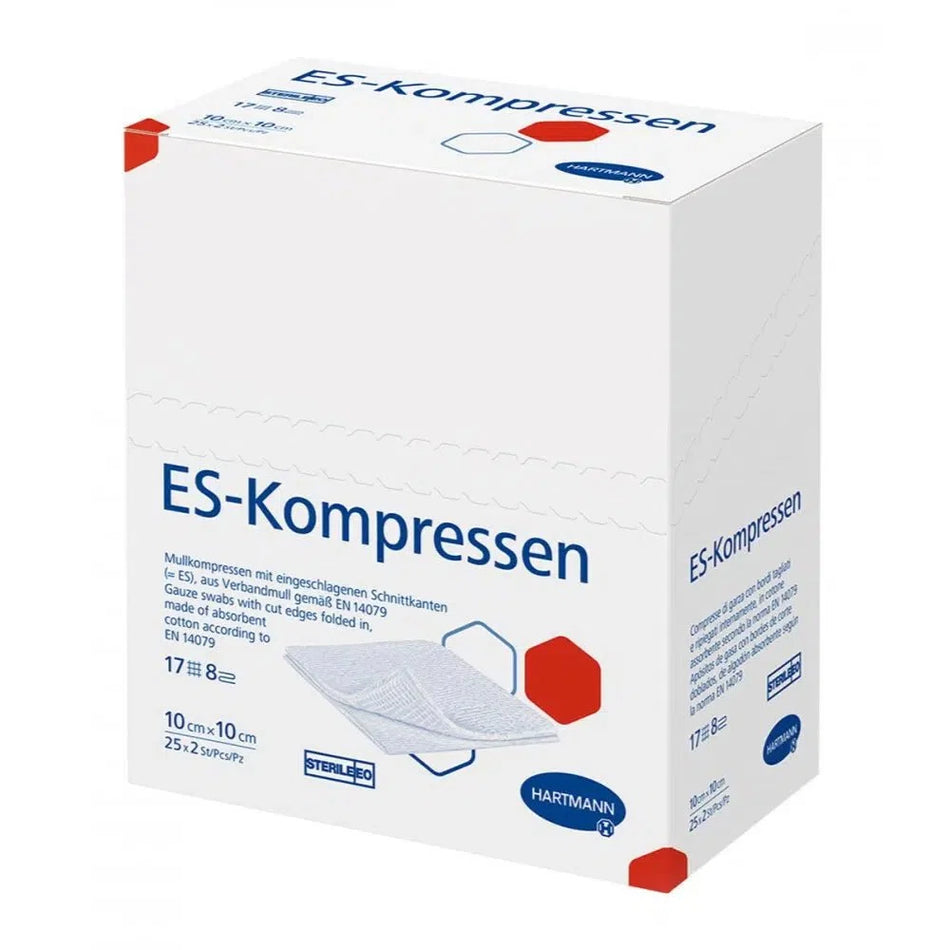 Hartmann ES-Kompressen verschiedene Größen, 8-fach, steril