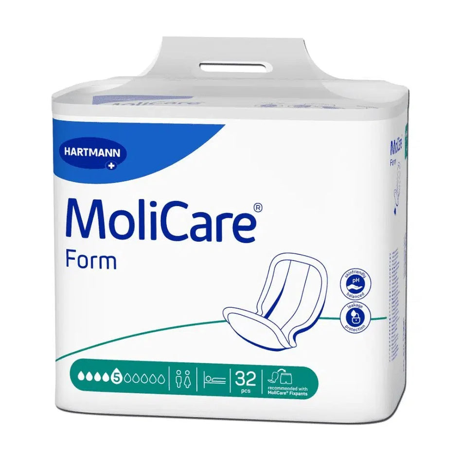 Hartmann MoliCare® Form Vorlage, 5 Tropfen - 32 Stück | Packung (32 Stück)