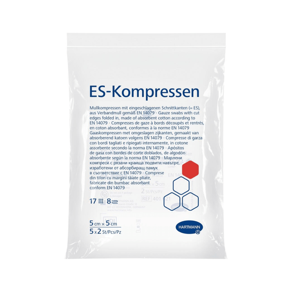 Hartmann ES-Kompressen, 8-fach, steril - 5 x 2 Stück