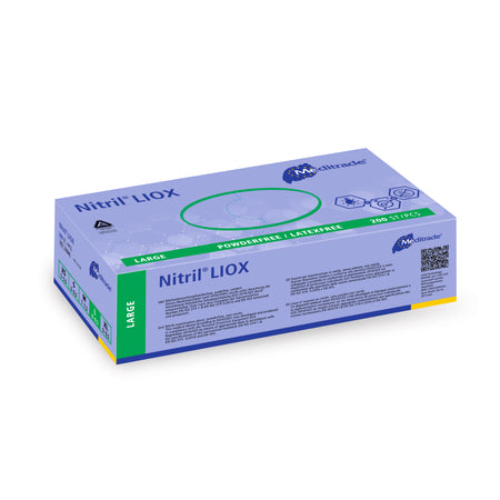 Meditrade Nitril® LIOX Antimikrobieller Untersuchungshandschuh aus Nitril