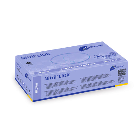 Meditrade Nitril® LIOX Antimikrobieller Untersuchungshandschuh aus Nitril – Verpackungsansicht 4