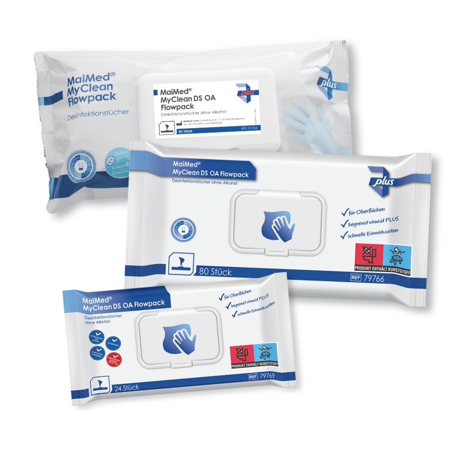 MaiMed® MyClean DS OA Flowpack - Desinfektionstuch
