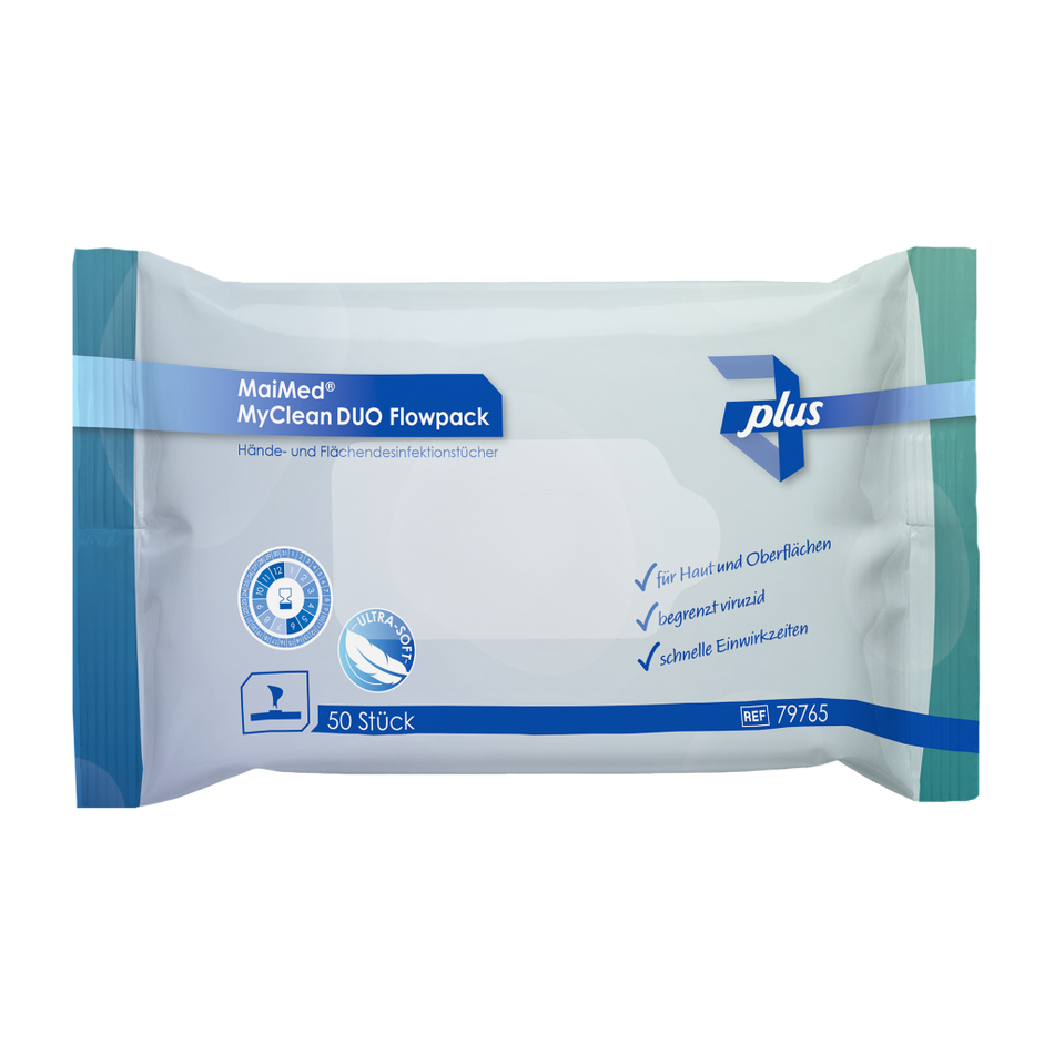 MaiMed® MyClean DUO Flowpack - Desinfektionstuch